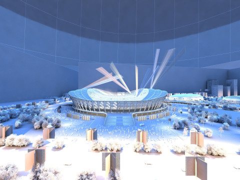 Stadium Model 3D