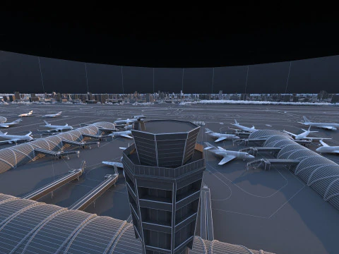Airport 3D Model