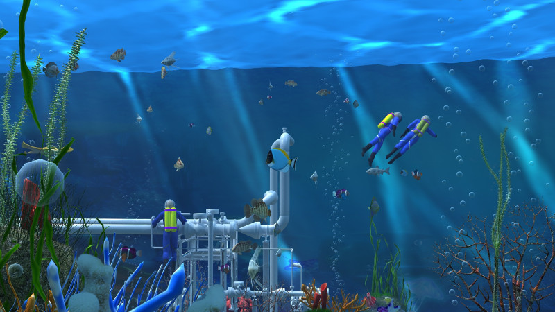 Diver Modelo 3D .c4d .max .obj .3ds .fbx .stl .blend 