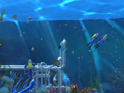 Diver 3D Model