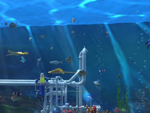 Diver 3D Model