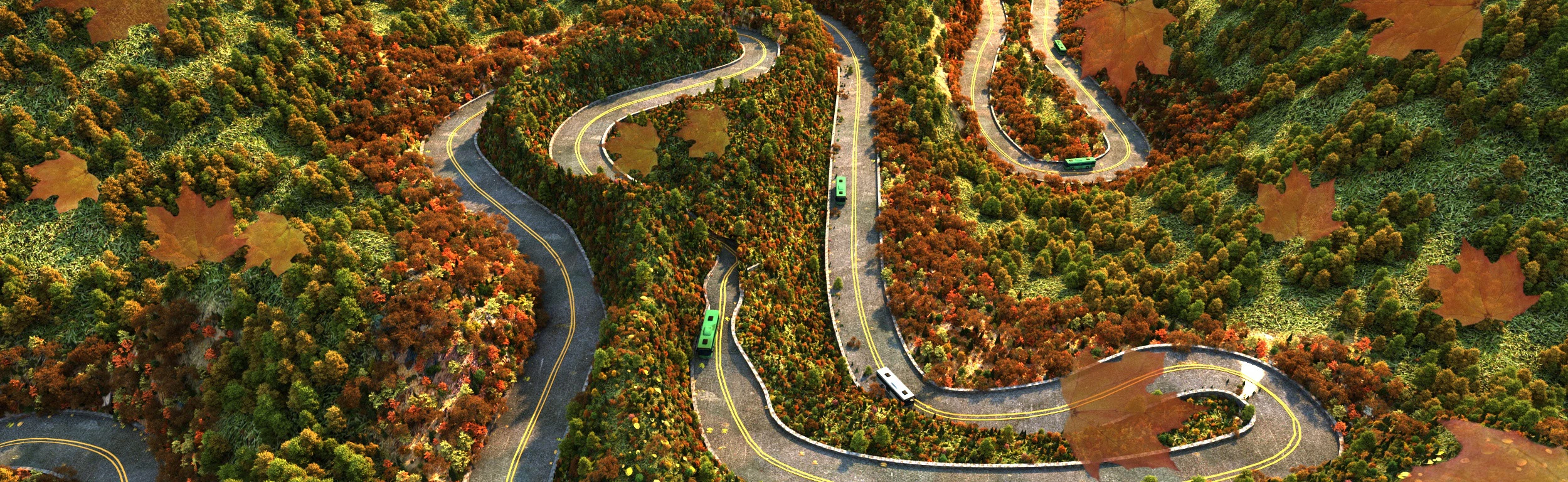 Highway 3D Model .c4d .max .obj .3ds .fbx .stl .blend 