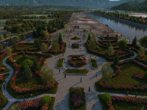 Ancient town 3Dモデル