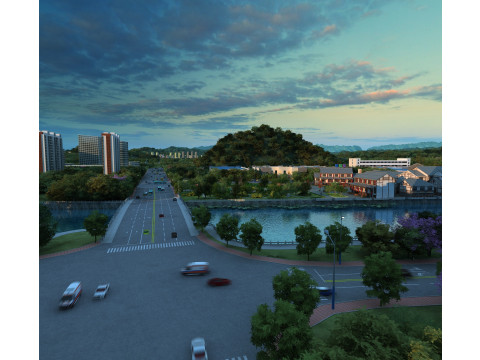 Small town 3D Модель