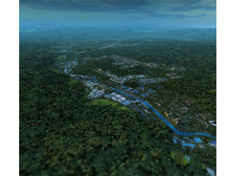 Small town 3D मॉडल