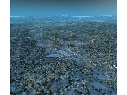 Small town 3D मॉडल