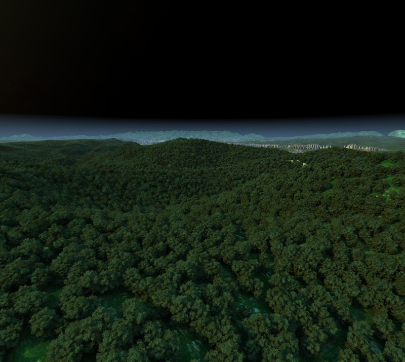 Small town 3D Model .c4d .max .obj .3ds .fbx .stl .blend 