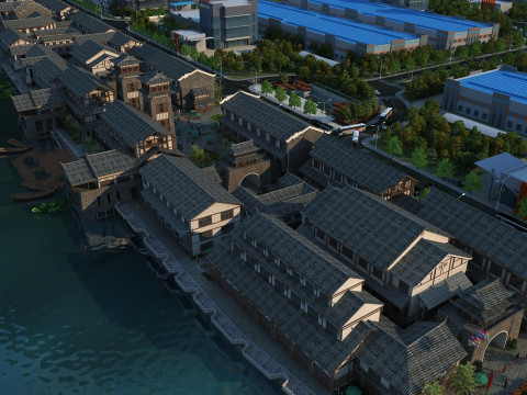 Small town Modelo 3D