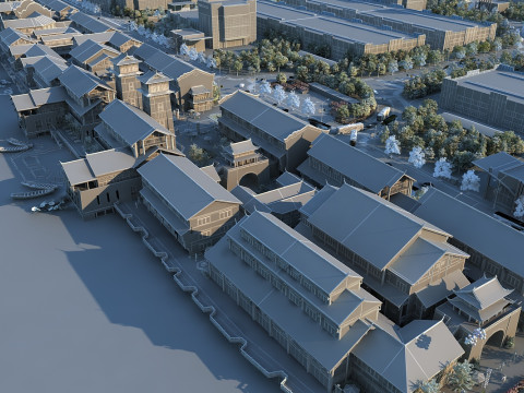 Small town Modelo 3D
