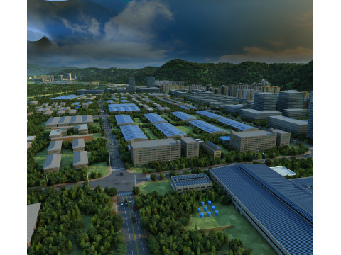 Small town 3D Model