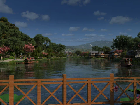 Ancient town 3D Model