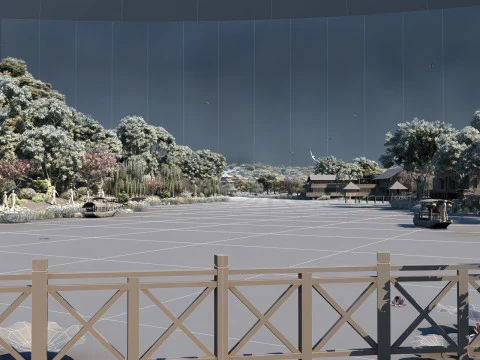 Ancient town 3D Model
