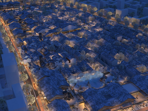Snow scene 3Dモデル