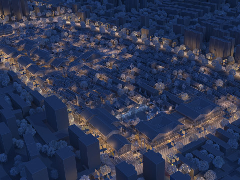 Snow scene 3Dモデル