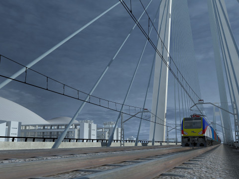 Train 3D Модель