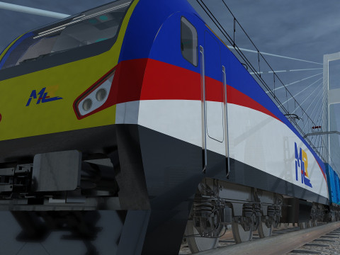 Train 3D Модель