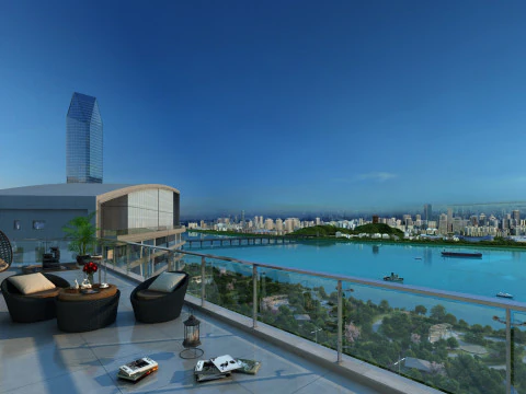 Balcony 3D Model