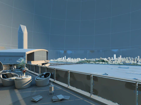 Balcony 3D Model