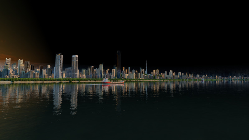 City building Model 3D .c4d .max .obj .3ds .fbx .stl .blend 