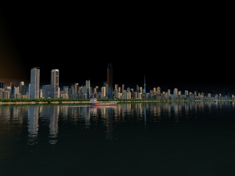 City building 3D Model