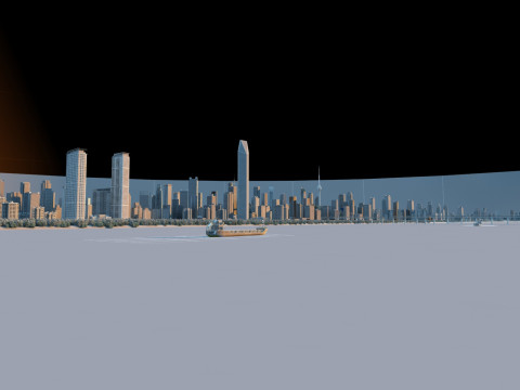 City building Model 3D