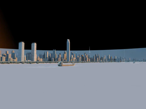 City building 3D Model