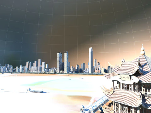 Urban architecture 3D Model