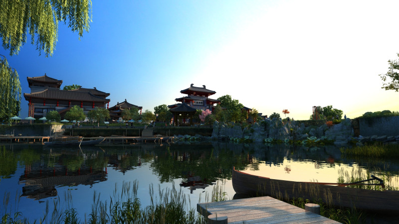 Landscape garden Modello 3D .c4d .max .obj .3ds .fbx .stl .blend 
