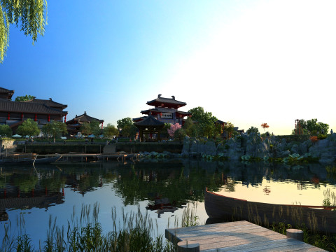 Landscape garden 3D 模型