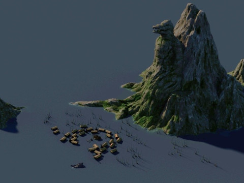 Pearl Island 3D Модель