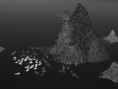 Pearl Island 3D Model