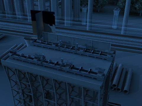 Build a bridge 3D Model