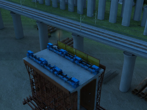 Build a bridge 3D 模型
