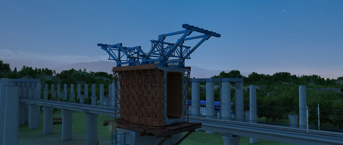 Build a bridge 3D Model .c4d .max .obj .3ds .fbx .stl .blend 