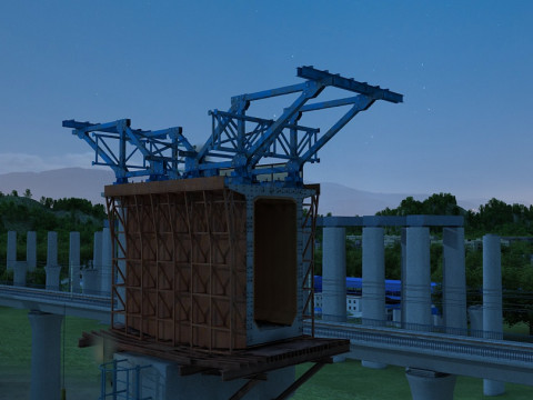 Build a bridge 3Dモデル