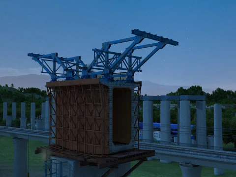 Build a bridge 3D Model