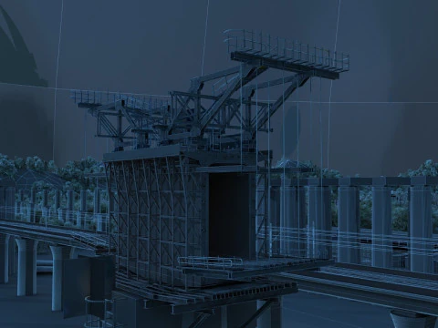 Build a bridge 3D Model