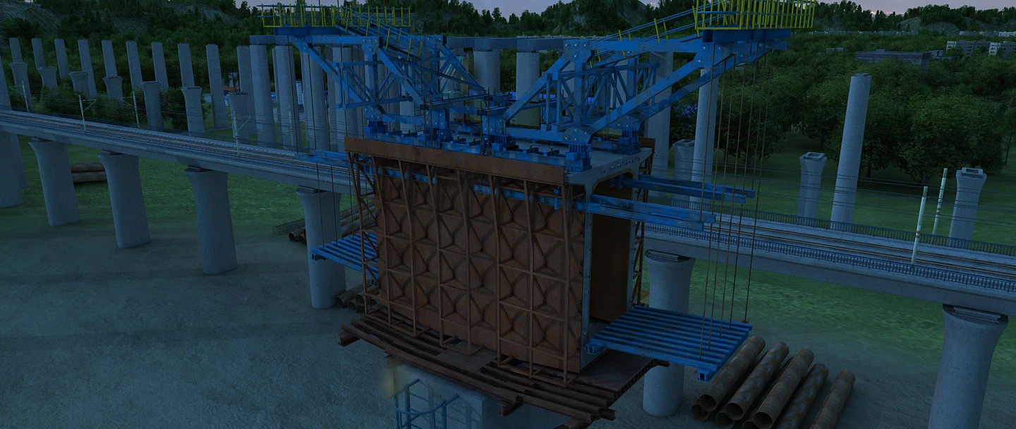 Build a bridge 3D Model .c4d .max .obj .3ds .fbx .stl .blend 