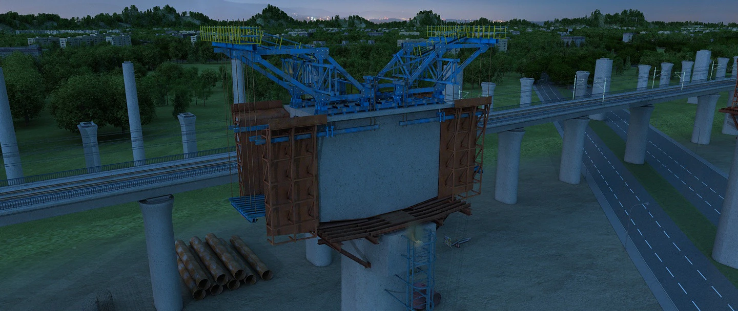 Build a bridge 3D Model .c4d .max .obj .3ds .fbx .stl .blend 