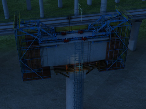 Build a bridge 3D 模型
