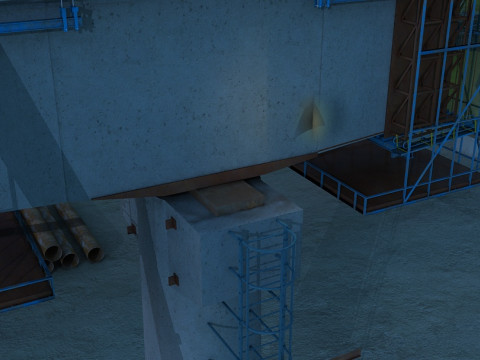 Build a bridge 3D Model
