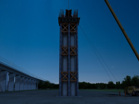 Build a bridge 3D-Modell
