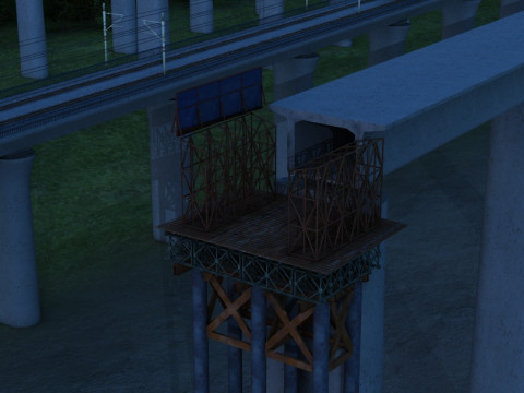 Build a bridge Model 3D