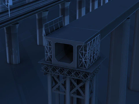 Build a bridge 3D Model