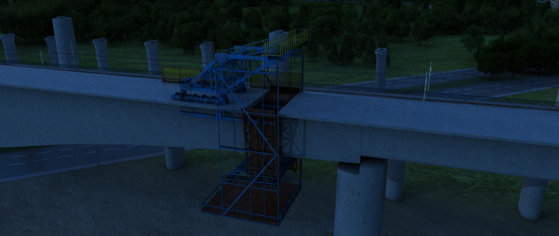 Build a bridge 3D Model .c4d .max .obj .3ds .fbx .stl .blend 