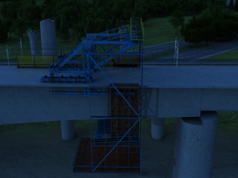 Build a bridge 3D Model