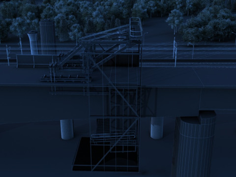 Build a bridge 3D Model