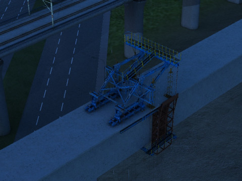 Build a bridge 3D Model