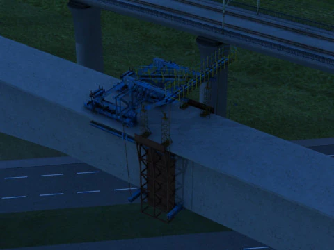 Build a bridge 3D Model