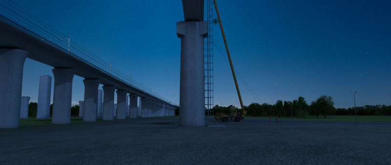 Build a bridge 3D Модель .c4d .max .obj .3ds .fbx .stl .blend